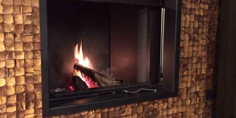 hip & happening woonkamer modern inbouw front zwart rechthoek hout 