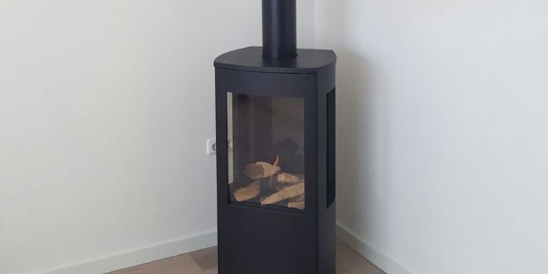 hip & happening woonkamer modern driezijdig gas vrijstaand rechthoekig donkergrijs 