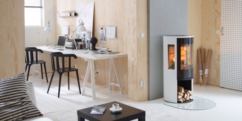 hip & happening woonkamer modern driezijdig wit vrijstaand rond hout 