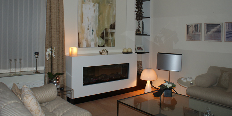 woonkamer inbouw front schouw rechthoek gas klassiek wit sfeervol & klassiek 