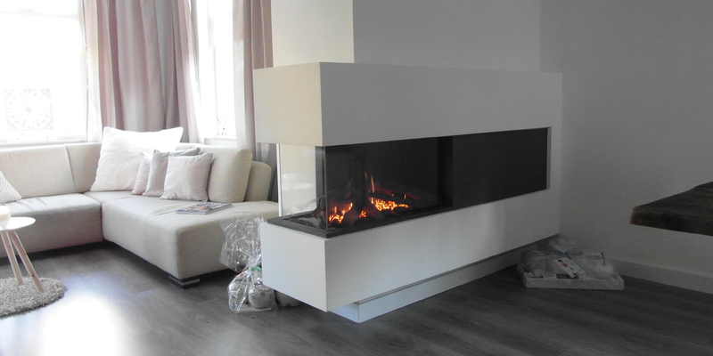 woonkamer modern inbouw licht & sprankelend driezijdig gas wit rechthoekig 