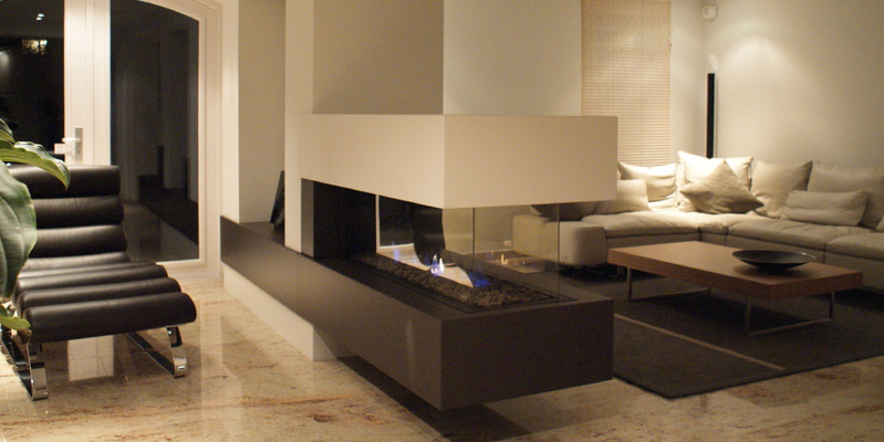 woonkamer modern rechthoek licht & sprankelend driezijdig gas hangend beige 