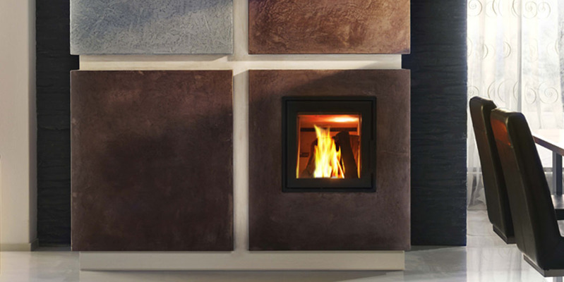 hip & happening woonkamer modern vierkant inbouw front hout bruin 