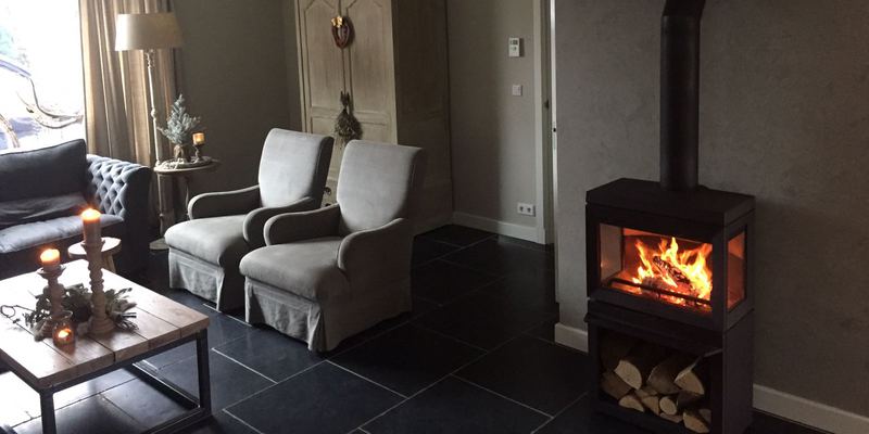 woonkamer modern stevig & rustiek zwart rechthoek driezijdig vrijstaand hout 