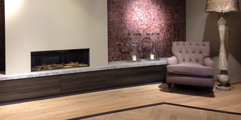 hip & happening woonkamer modern inbouw front rechthoek gas 