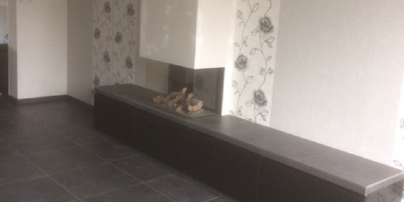 woonkamer modern grijs stevig & rustiek inbouw schouw rechthoek driezijdig gas 