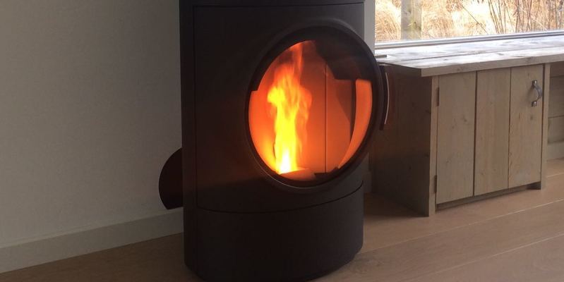 woonkamer modern front zwart licht & sprankelend vrijstaand pellet rechthoekig 