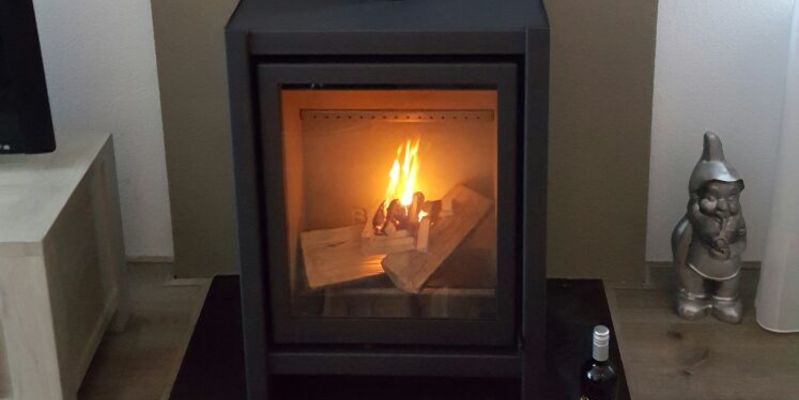 woonkamer modern vierkant stevig & rustiek front zwart vrijstaand hout 