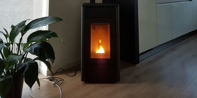 hip & happening woonkamer modern front zwart rechthoek vrijstaand pellet 