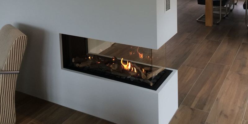 hip & happening woonkamer modern inbouw driezijdig gas wit rechthoekig 