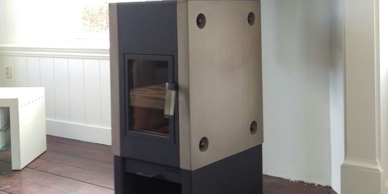 woonkamer stevig & rustiek front schouw hout rechthoekig 