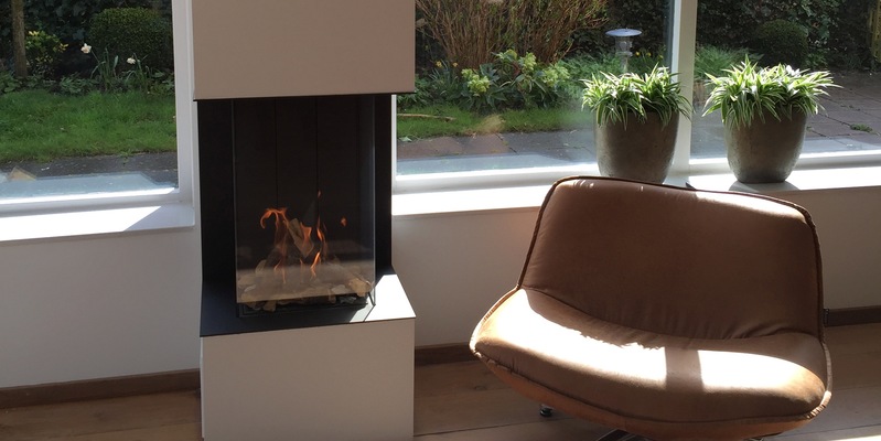 hip & happening woonkamer modern inbouw driezijdig gas 