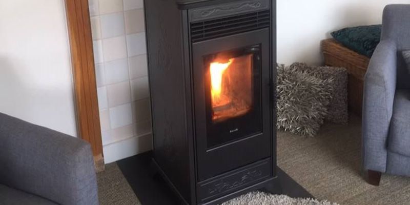 woonkamer modern front zwart sfeervol & klassiek vrijstaand pellet rechthoekig 