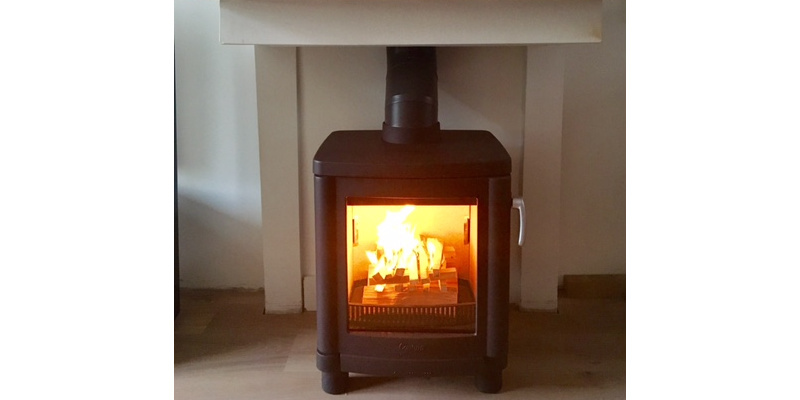 woonkamer front schouw zwart klassiek sfeervol & klassiek vrijstaand vierhoek hout 