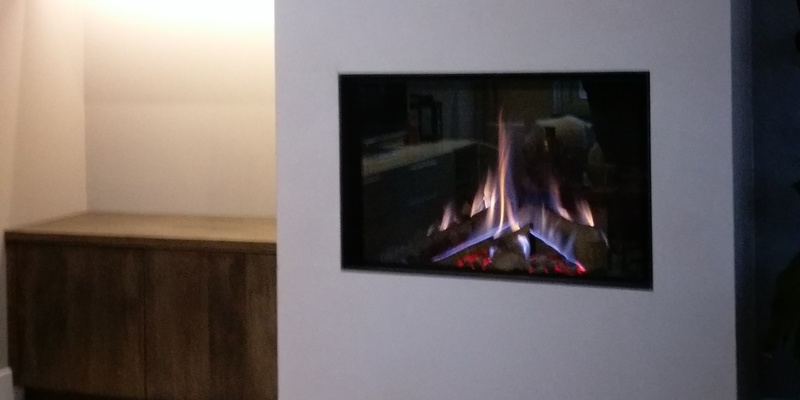 hip & happening woonkamer modern inbouw front gas wit rechthoekig 