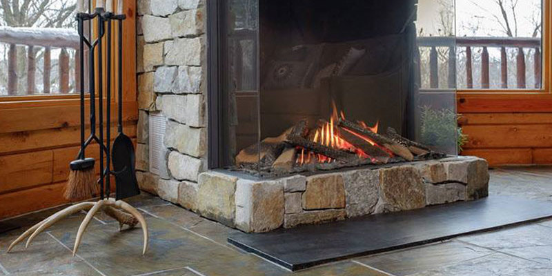 woonkamer inbouw schouw rechthoek driezijdig gas klassiek sfeervol & klassiek steen 