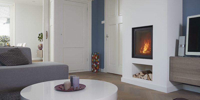 hip & happening woonkamer modern grijs vierkant inbouw front zwart wit hout 