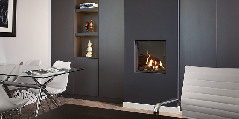 hip & happening woonkamer modern grijs vierkant inbouw front zwart gas 