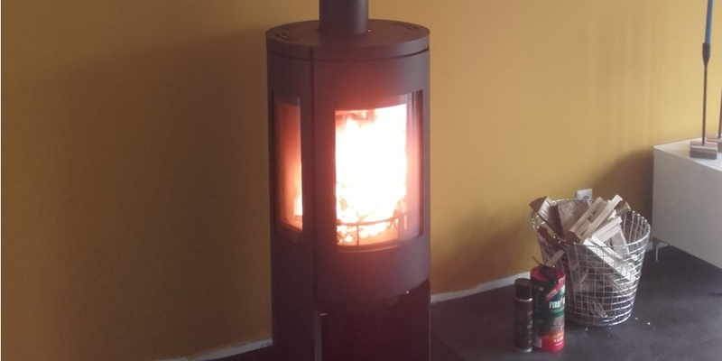 hip & happening woonkamer modern zwart driezijdig vrijstaand hout afgerond 