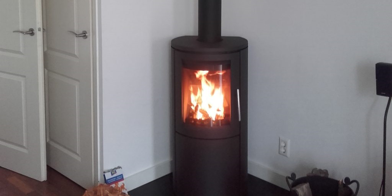 woonkamer modern stevig & rustiek front zwart vrijstaand hout half rond 