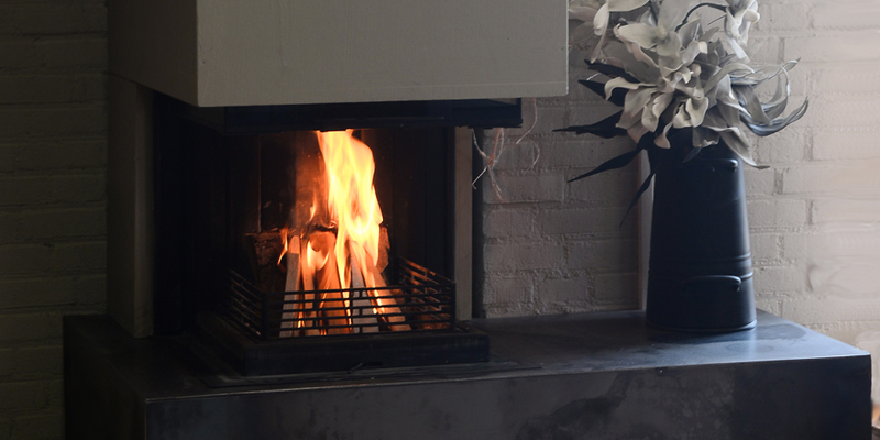 woonkamer modern grijs stevig & rustiek inbouw rechthoek driezijdig hout plateau  