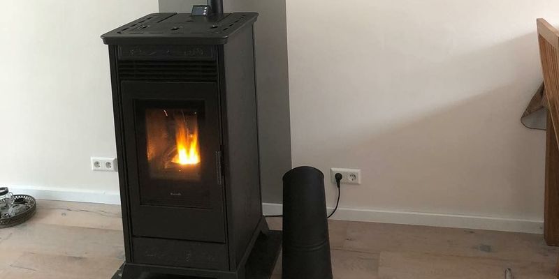 woonkamer modern front zwart sfeervol & klassiek vrijstaand pellet rechthoekig 