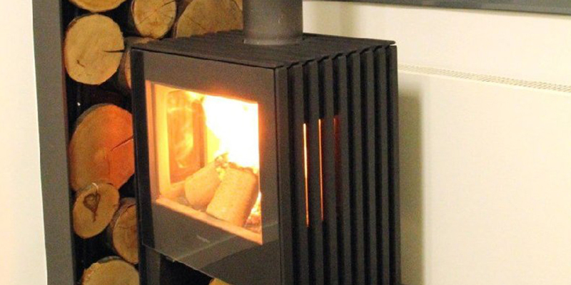 woonkamer modern vierkant zwart driezijdig vrijstaand hout 