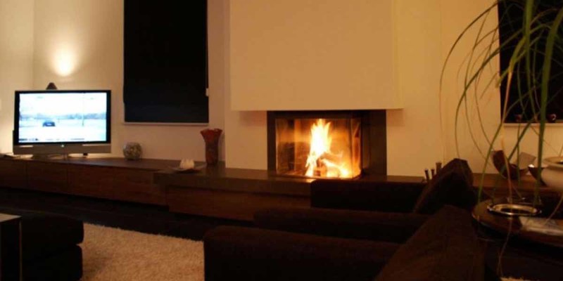 hip & happening woonkamer modern inbouw zwart rechthoek driezijdig hout 