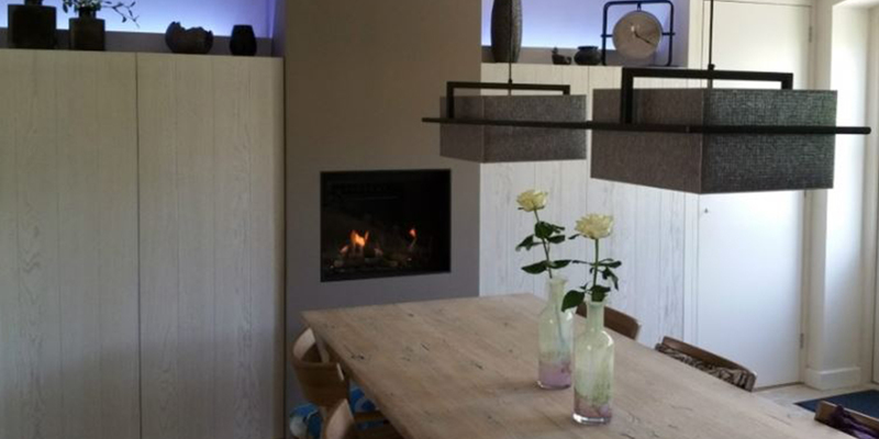 hip & happening modern vierkant inbouw front zwart gas keuken 