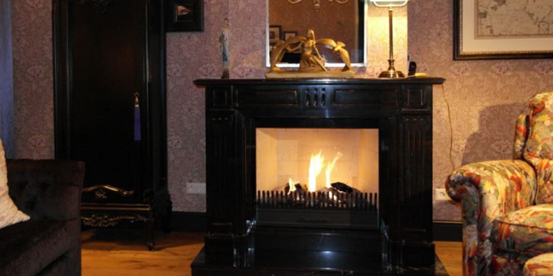 woonkamer modern front schouw zwart rechthoek gas sfeervol & klassiek vrijstaand 