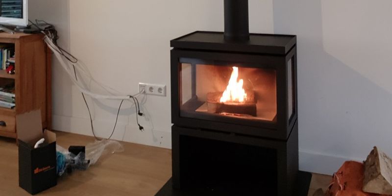 hip & happening woonkamer modern driezijdig verticaal vrijstaand hout antraciet 