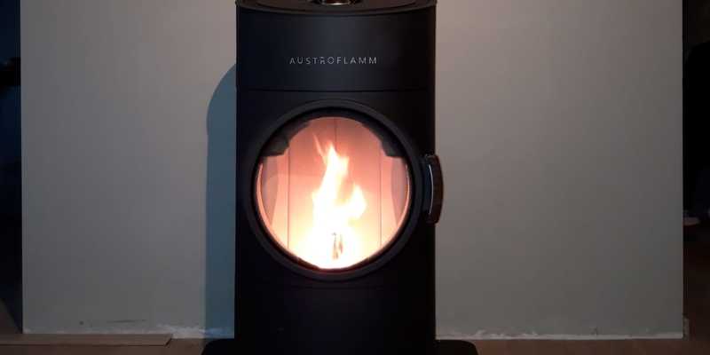 hip & happening woonkamer modern front zwart vrijstaand pellet afgerond 