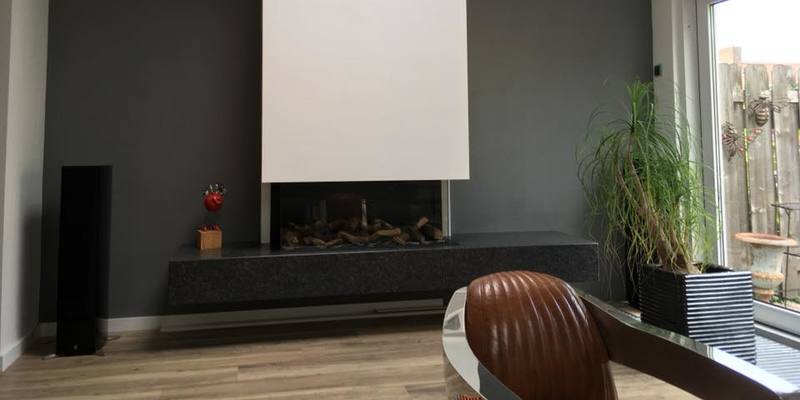 hip & happening woonkamer modern inbouw driezijdig gas rechthoekig donkergrijs 