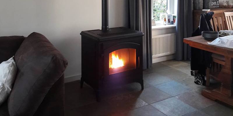 hip & happening woonkamer modern front zwart rechthoek vrijstaand pellet 