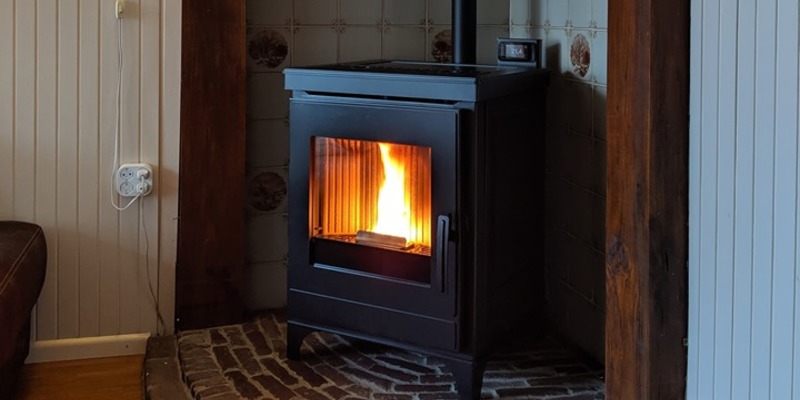 vierkant front schouw zwart klassiek keuken sfeervol & klassiek vrijstaand pellet 