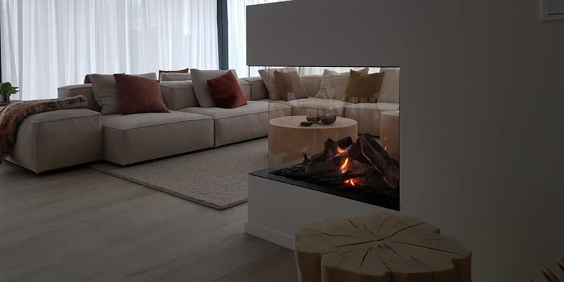 hip & happening woonkamer modern grijs inbouw rechthoek driezijdig gas 