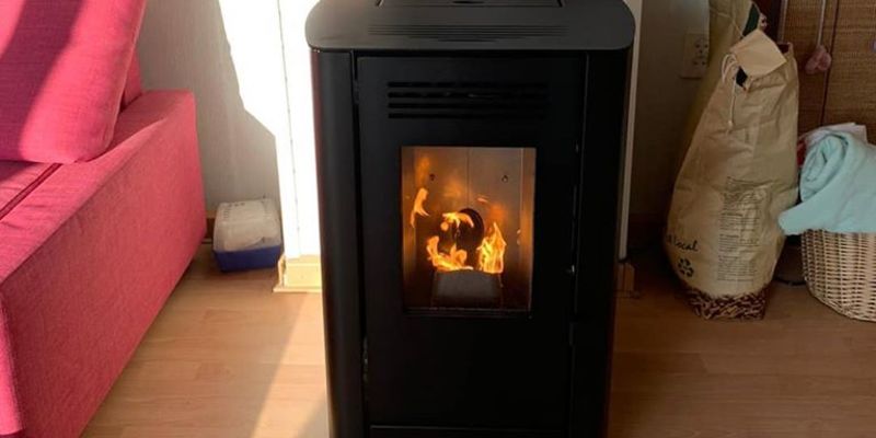 hip & happening woonkamer modern front zwart rechthoek vrijstaand pellet 