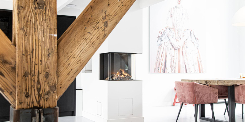 hip & happening modern inbouw rechthoek driezijdig gas wit eetkamer 