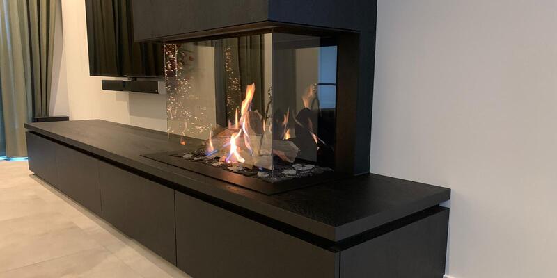 hip & happening woonkamer modern zwart rechthoek driezijdig gas 