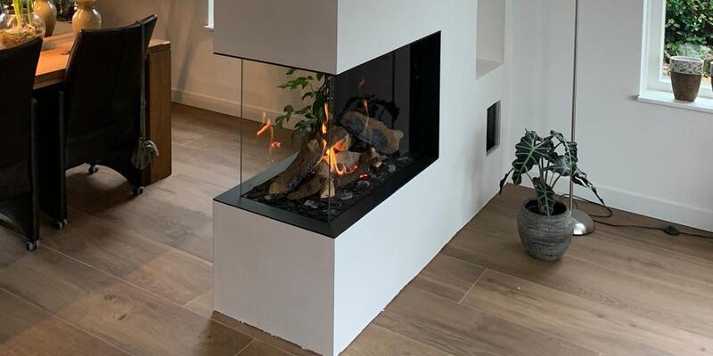 woonkamer modern rechthoek driezijdig gas wit stoer 