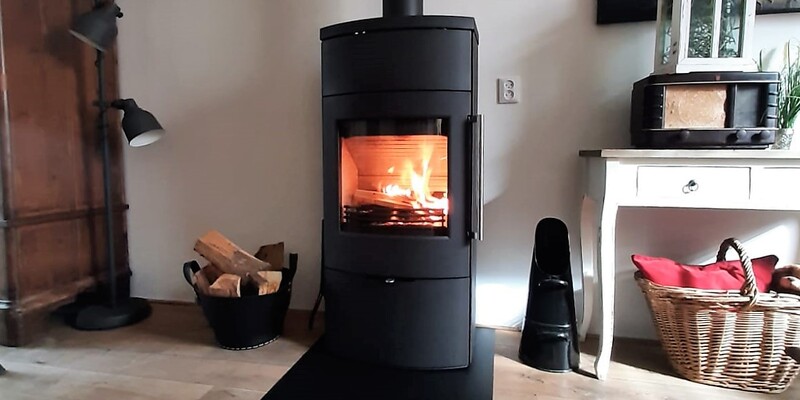 woonkamer modern stevig & rustiek front zwart rechthoek vrijstaand 